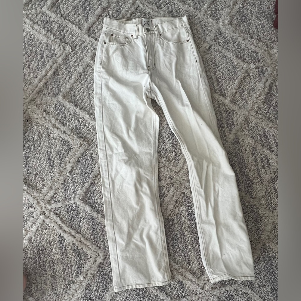 URBAN OUTFITTERS BDG OFF WHITE COWBOY JEANS SIZE 27
